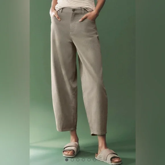 NWT! Splendid Carson Barrel Pants in the color Tawny size XS - Picture 2 of 9